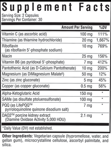 Histamine Block Plus 60 Capsules Seeking Health Supplement - Conners Clinic